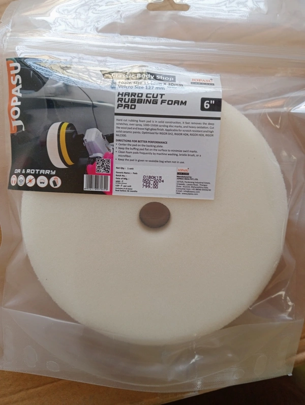 JOPASU Jopasu - '6' Foam pad hard cut rubbing  white