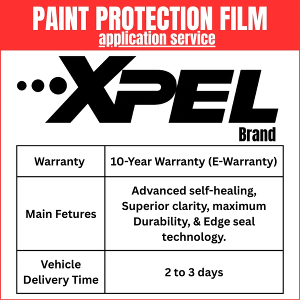 XPEL ULTIMATEPLUS PPF -  10 YRS WARRANTY