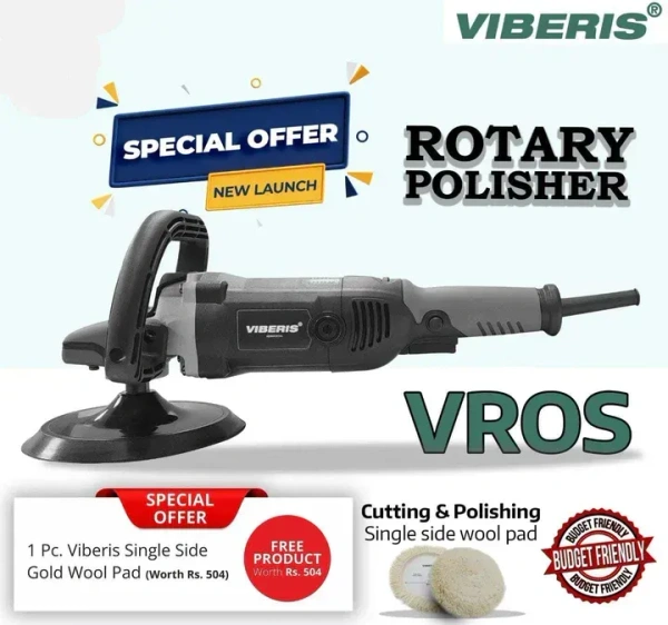 DETROMOTIVE - VIBERIS ROTARY POLISHER (VROS)-6 INCH