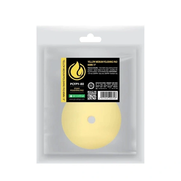 IGL coatings Yellow Medium Polishing Pad 135mm/5 - 