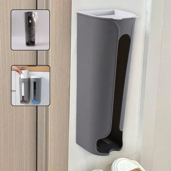 Grocery Bag Holder Portable Trash Bag Organizer For Bathroom Home Kitchen (1 Pc / Small)