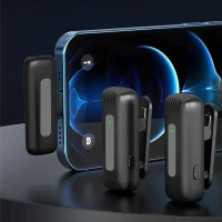 Wireless Microphones, Collar Mic For All Smart Phone / Type-C (1 Set)