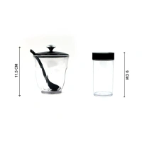 Ganesh Rendy Condiment Set For Kitchen Transparent Jar For Easy To Access Spice 1 Piece Spice Set (Plastic)