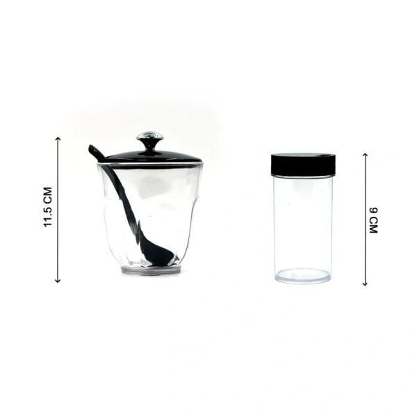 Ganesh Rendy Condiment Set For Kitchen Transparent Jar For Easy To Access Spice 1 Piece Spice Set (Plastic)