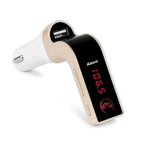Car G7 With Turbo Charging LCD Bluetooth Charger Fm Kit Mp3