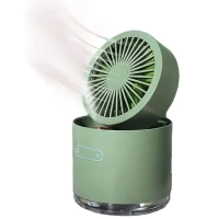 Mini Desktop Cooling Fan With Humidifier Spray