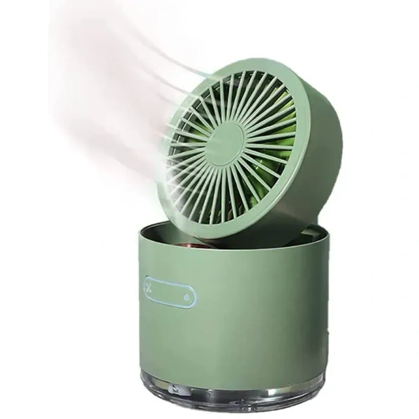 Mini Desktop Cooling Fan With Humidifier Spray