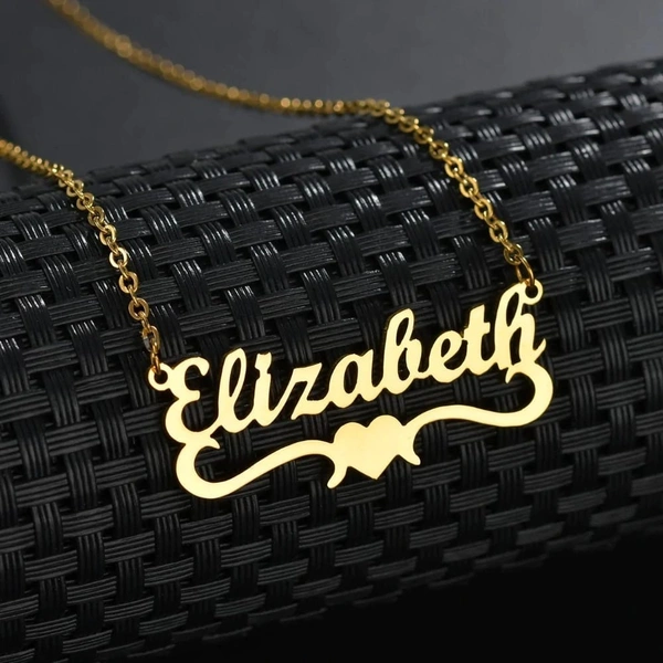 Pretty Heart Name Pendant