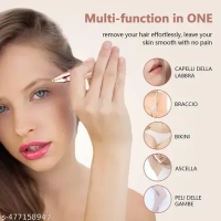 Portable eyebrow trimmer for women, epilator for women, facial hair remover for women,Face, Lips, Nose Hair Removal Electric Trimmer with Light