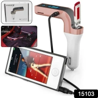 Car G7 With Turbo Charging LCD Bluetooth Charger Fm Kit Mp3