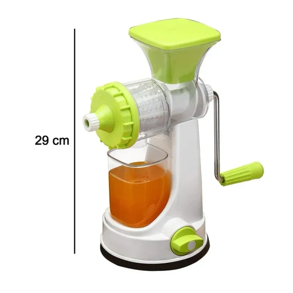 Ganesh Kitchenware Plastic Hand Juicer New Smart Fruit & Vegetable Multipurpose Juicer (Color:Random Green,Blue,Red,Orange) ( Colors May Vary ) (Multicolor Pack Of 1)