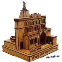 GOLD CRAFT Khatu Shyam ji 3D Wood Tempal for Office Decoration,and Gift and car Dashboard - KARNI SELLES