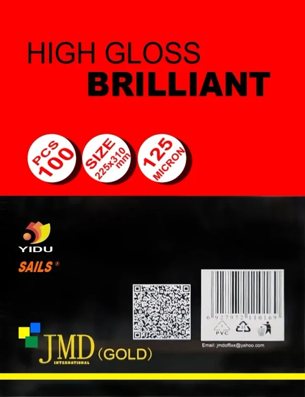 A4 SIZE LAMINATION PAPER J.M.D. COMPANY