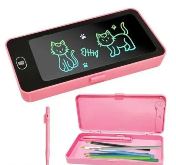 Multifunctional LCD Writing Pad Pencil Box for Kids SR_1145