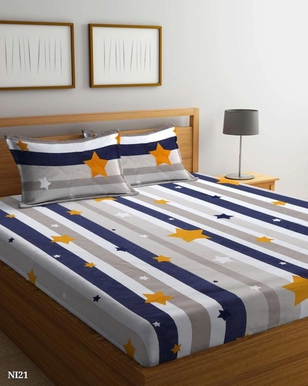 300tc Elastic Fitted Cotton Bedsheets