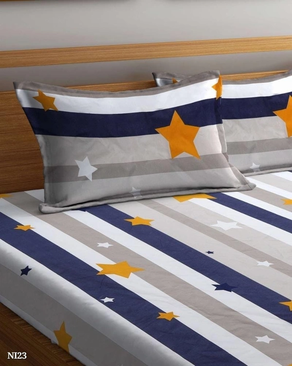 300tc Elastic Fitted Cotton Bedsheets