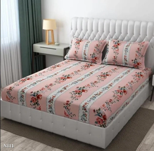 300tc Elastic Fitted Cotton Bedsheets
