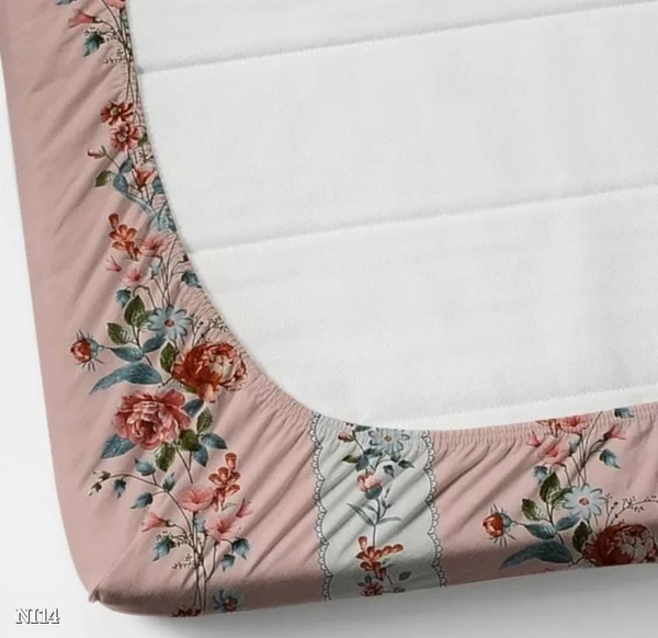 300tc Elastic Fitted Cotton Bedsheets