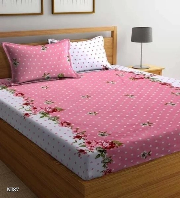 300tc Elastic Fitted Bedsheets 72x78 Inch Upto 8 Inch Mattress