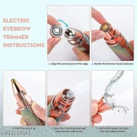 Portable eyebrow trimmer for women, epilator for women, facial hair remover for women,Face, Lips, Nose Hair Removal Electric Trimmer with Light