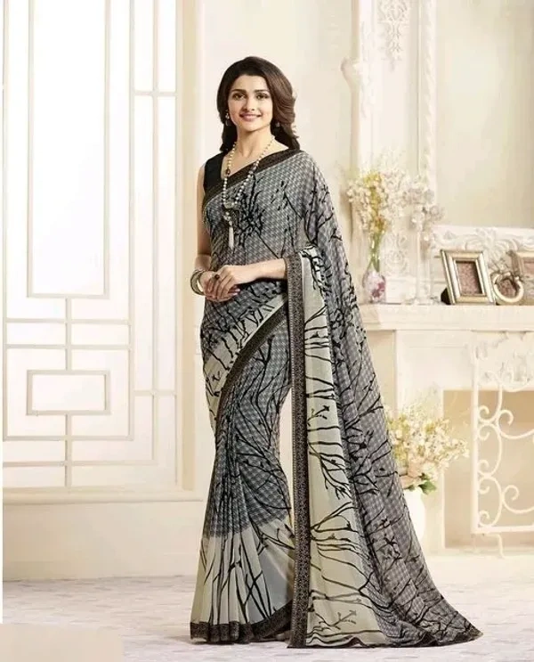 Pretty Chiffon Printed Saree 128