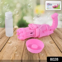 8-Hole Battery Operated Bubbles Gun Toys For Boys And Girls