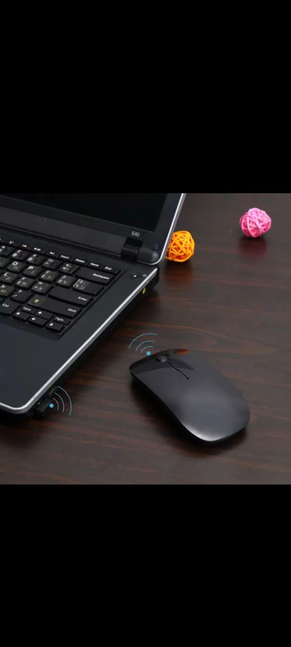 Wireless Mouse For Laptop - Pc Mac iPad Pro - Computer - Gray, 10 Cm