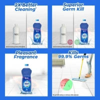 Lizol Shakti Disinfectant Floor Cleaner Aqua Fresh  (900 ml) - 900ml, Lizol