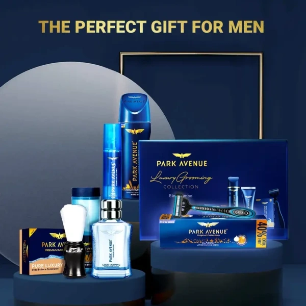 PARK AVENUE Luxury Grooming Kit for Men  (8 Items in the set) - Park Avenue
