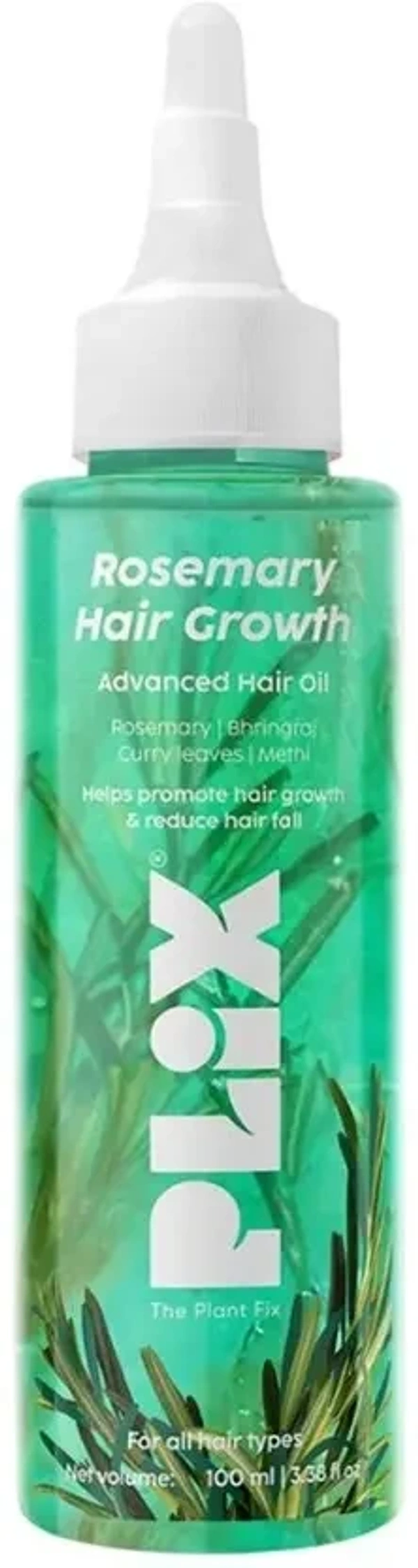 The Plant Fix Plix Rosemary Hair Growth Advanced Hair Oil 100ml - 100ml, Plix