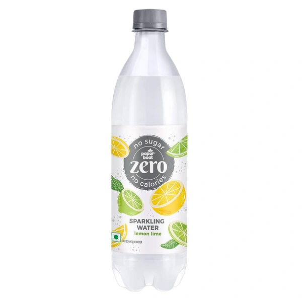 Paper Boat Lemon Lime Sparkling Water, 600ml - 600ml, Paper Boat