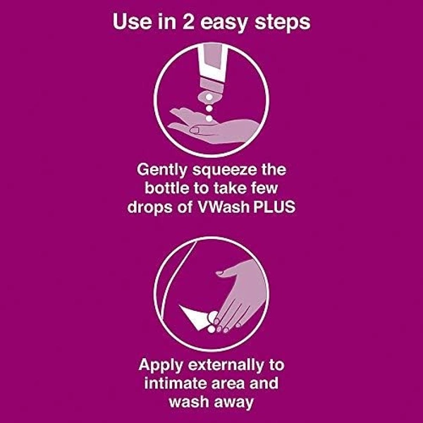 VWash Plus Expert Intimate Hygiene, 200 ml - 200ml, VWash