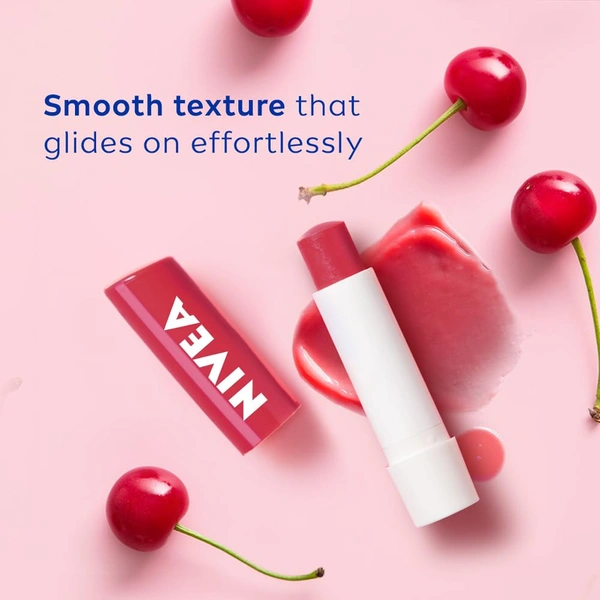 NIVEA Cherry Shine 4.8g Lip Balm - 4.8g, Nivea