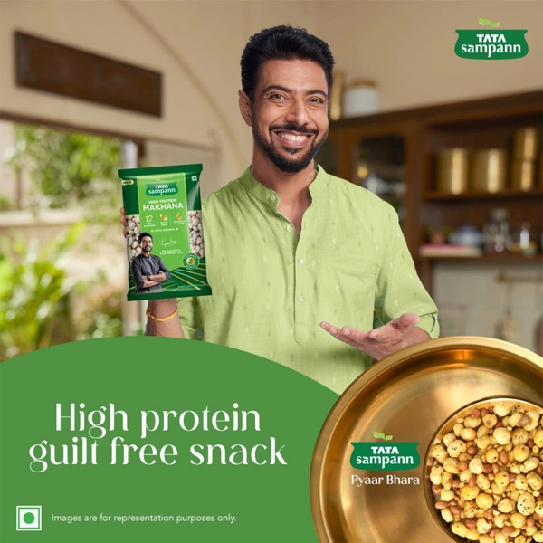 Tata Sampann High Protein Makhana (Foxnut) 200 g - 200g, Tata Sampann