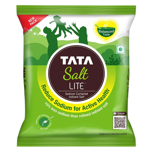 Tata Salt Lite, Low Sodium, 1kg - 1kg, Tata