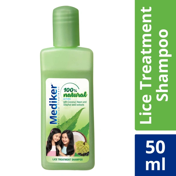 Mediker Anti-Lice Treatment Shampoo, 50 ml - 50ML, Mediker