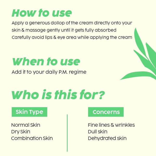 The Plant Fix Plix Pomegranate 1.20% Retinol & 1% Bakuchi Oil Anti Ageing Night Cream  (50 g) - 50g, Plix
