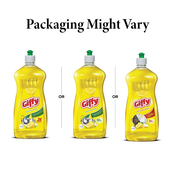 Giffy Liquid Dishwash Gel 750 ml  - 750ml, Giffy