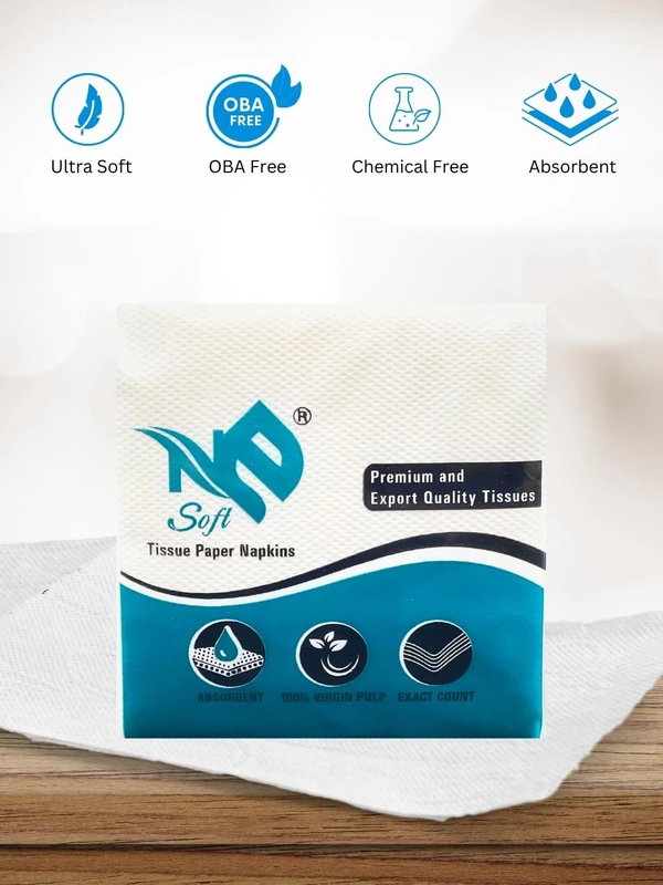 NE Soft Tissue Paper Napkin - 28cm x 29cm, NE Soft