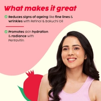 The Plant Fix Plix Pomegranate 1.20% Retinol & 1% Bakuchi Oil Anti Ageing Night Cream  (50 g) - 50g, Plix