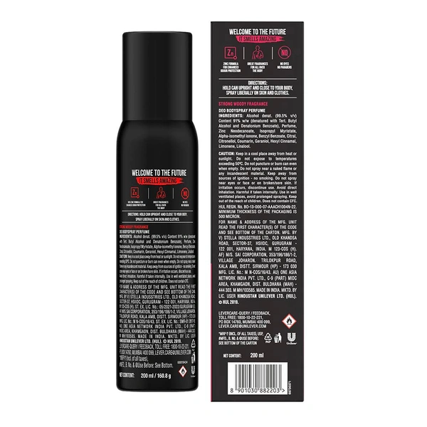 AXE Signature Mysterious Long Lasting Perfume Spray For Men 200 Ml - 200ml, AXE