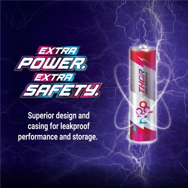 Nippo Thor Leakproof Alkaline AAA Battery 1.5V - Nippo