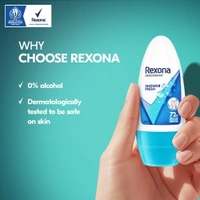 Rexona Shower Fresh Underarm Roll On Deodorant For Women,50ml - 50ml, Rexona