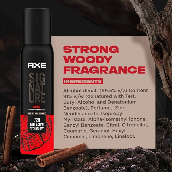AXE Signature Mysterious Long Lasting Perfume Spray For Men 200 Ml - 200ml, AXE