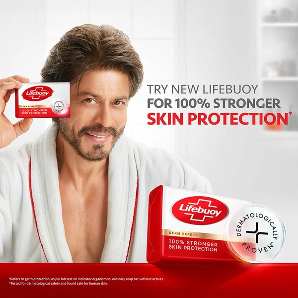 Lifebuoy Bathing Soap Bar (125g x 7) - 125g x 7, Lifebuoy