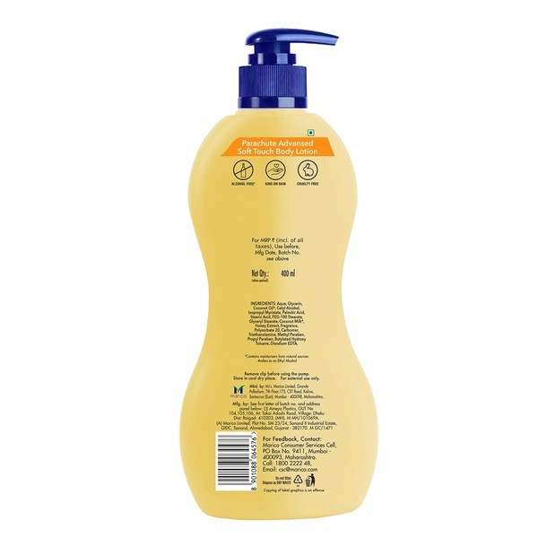 Parachute Advansed Advansed Soft Touch Body Lotion  400ml - 400ml, Parachute