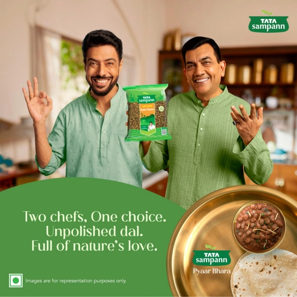 Tata Sampann Unpolished Kala (Black, Brown) Chana, 500g - 1Kg, Tata Sampann