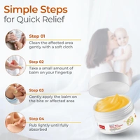 LuvLap Naturals After Bite Turmeric Balm with Pudina, Gives relief from Rashes, Mosquito & insect Bites, 100% Ayurvedic, Dermatologically Tested, 25g  - 25g, luvlap