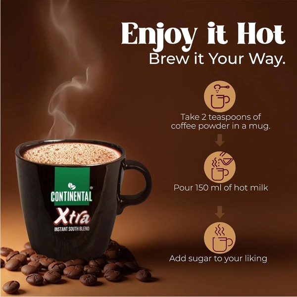 CONTINENTAL XTRA Instant Coffee 50gm - 50g, Continental