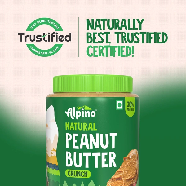 ALPINO Natural Peanut Butter Crunch - 400g - 400g, Alpino